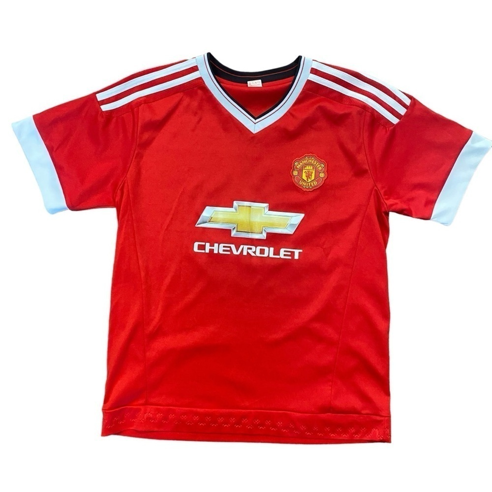 Manchester United V. Persie #20 Red Sporty Chevrolet Soccer Jersey Size Small